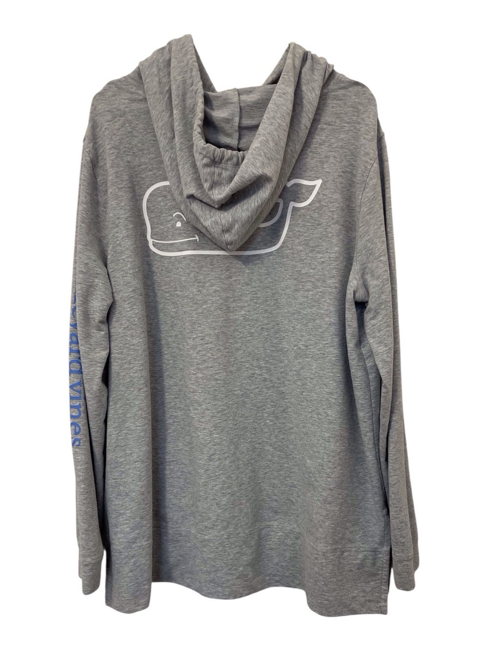 Women’s  Vineyard Vines Gray Hoodie with Whale Logo,L - Picture 2 of 6